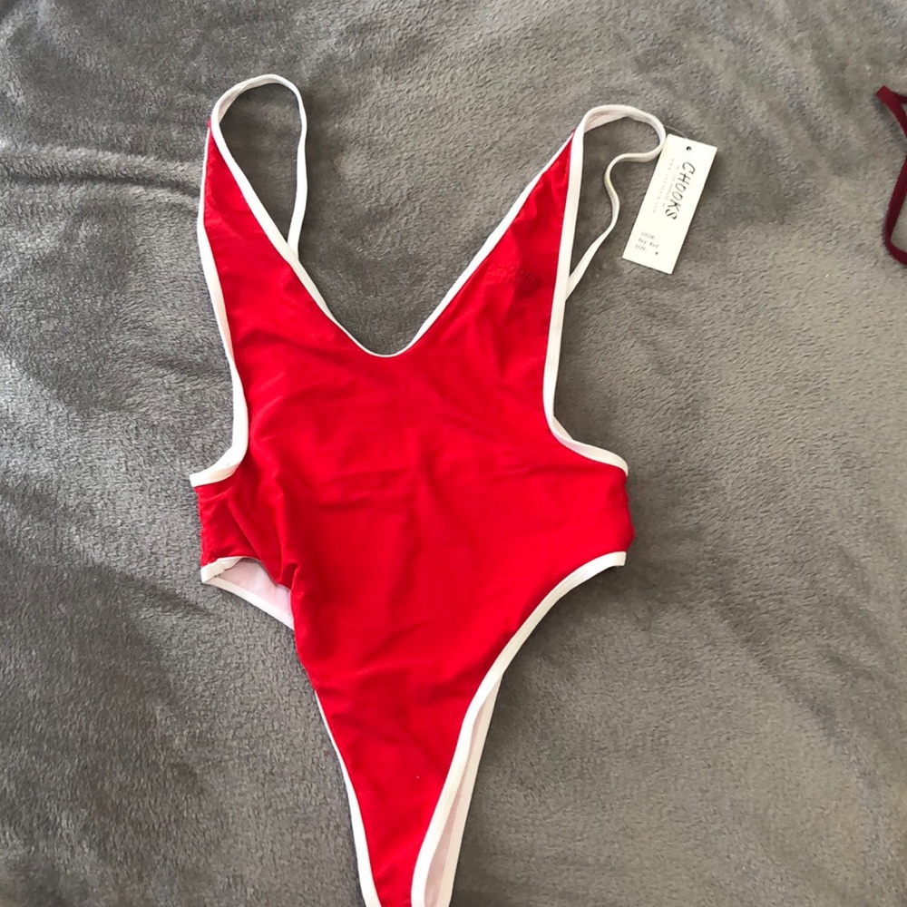 Red chooks swimsuit